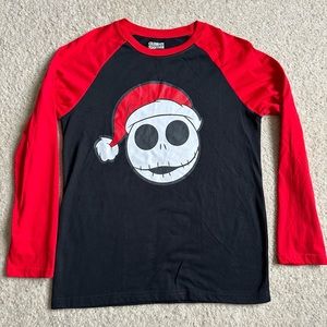 DISNEY’S THE NIGHTMARE BEFORE CHRISTMAS JACK SKELLINGTON SANTA SHIRT